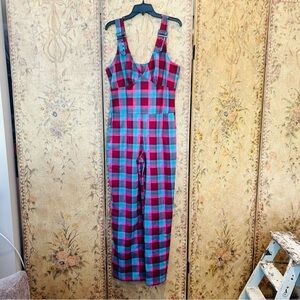 Voodoo VixenSize XL Retro Plaid Jumpsuit
